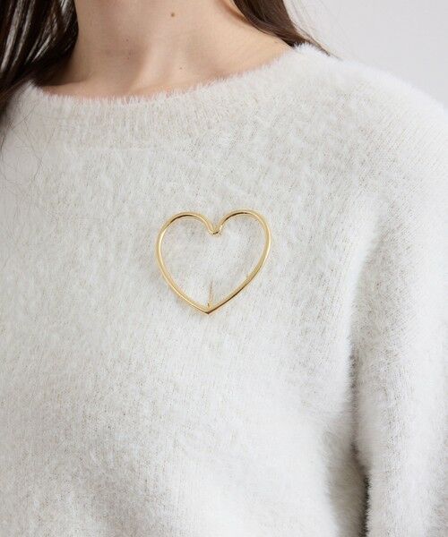 QUEENS COURT / クイーンズコート その他 | ハートモチーフブローチ | 詳細5