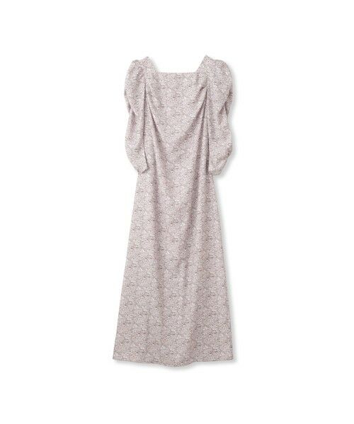 White maison　日本製ビンテージワンピース　カナダワンピース セール】 ヴィンテージフラワードレープワンピース≪手洗い可能