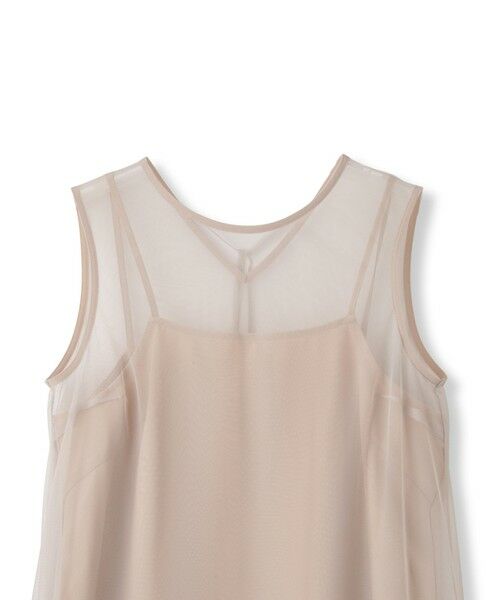 QUEENS COURT / クイーンズコート ロング・マキシ丈ワンピース | チュールフリルワンピースアンサンブル≪手洗い可能≫ | 詳細9