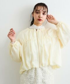 QUEENS COURT / クイーンズコート テーラードジャケット | 【日本製】アセテートブルゾン