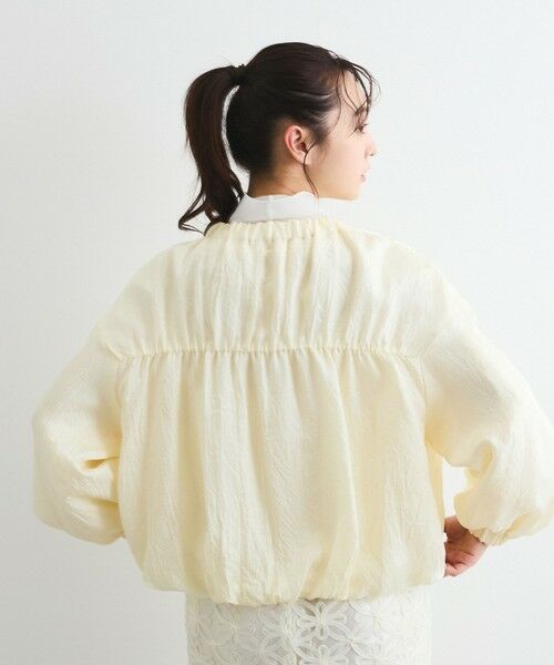 QUEENS COURT / クイーンズコート テーラードジャケット | 【日本製】アセテートブルゾン | 詳細5