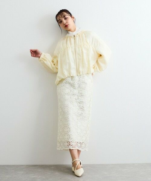 QUEENS COURT / クイーンズコート テーラードジャケット | 【日本製】アセテートブルゾン | 詳細9