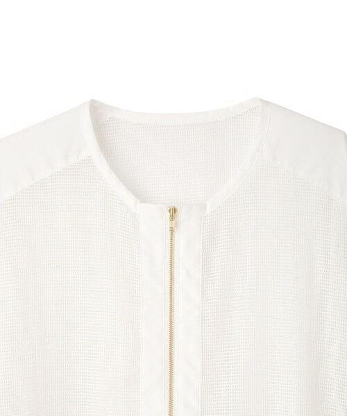 QUEENS COURT / クイーンズコート テーラードジャケット | マイクロメッシュZIPブルゾン≪手洗い可能≫ | 詳細10