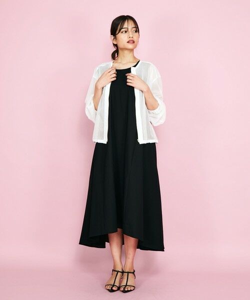 QUEENS COURT / クイーンズコート テーラードジャケット | マイクロメッシュZIPブルゾン≪手洗い可能≫ | 詳細15