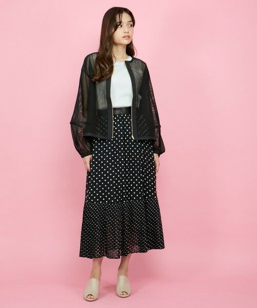 QUEENS COURT / クイーンズコート テーラードジャケット | マイクロメッシュZIPブルゾン≪手洗い可能≫ | 詳細18