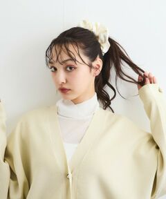 QUEENS COURT / クイーンズコート ラインストーンリボンビスチェアンサンブル≪手洗い可能≫ QUEENS COURT｜ラインストーンリボンビスチェアンサンブル