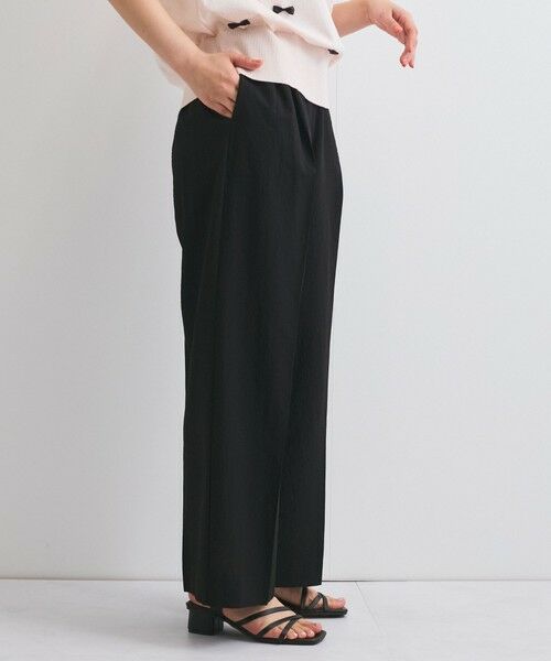 QUEENS COURT / クイーンズコート その他パンツ | カラミタンブラーワイドパンツ≪手洗い可能≫ | 詳細1