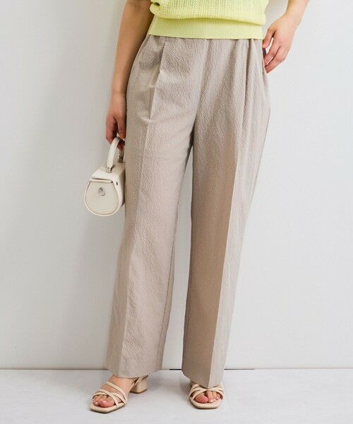 QUEENS COURT / クイーンズコート その他パンツ | カラミタンブラーワイドパンツ≪手洗い可能≫ | 詳細12