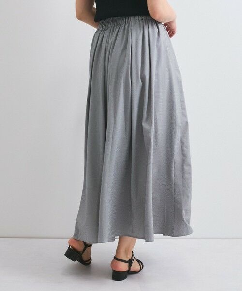 QUEENS COURT / クイーンズコート ミニ・ひざ丈スカート | サッカータックギャザースカート≪セットアップ対応/手洗い可能≫ | 詳細11