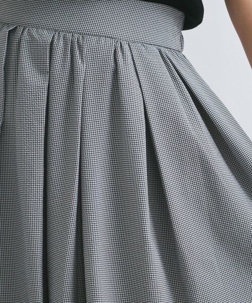 QUEENS COURT / クイーンズコート ミニ・ひざ丈スカート | サッカータックギャザースカート≪セットアップ対応/手洗い可能≫ | 詳細12