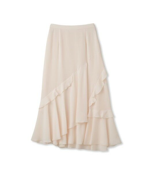QUEENS COURT / クイーンズコート ミニ・ひざ丈スカート | イレギュラーラッフルスカート≪手洗い可能≫ | 詳細6