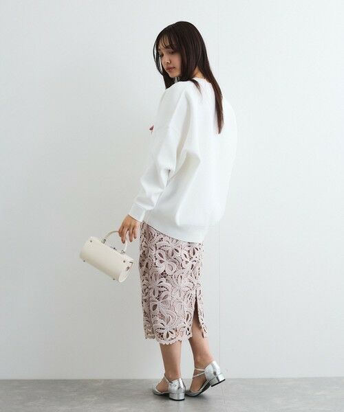 QUEENS COURT / クイーンズコート ニット・セーター | アソートビジューボタン軽量カーディガン≪手洗い可能≫ | 詳細4