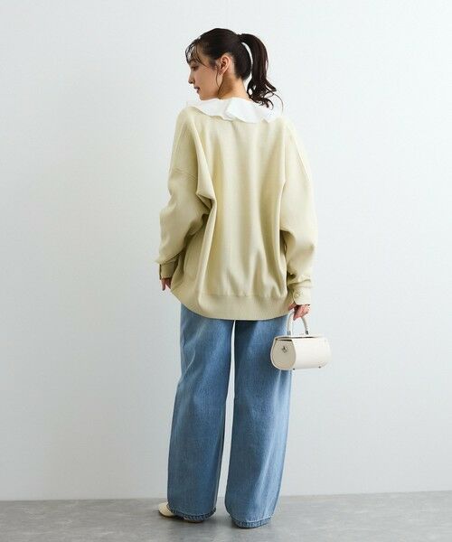 QUEENS COURT / クイーンズコート ニット・セーター | アソートビジューボタン軽量カーディガン≪手洗い可能≫ | 詳細24