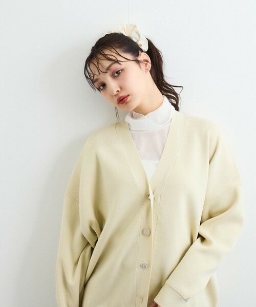 QUEENS COURT / クイーンズコート ニット・セーター | アソートビジューボタン軽量カーディガン≪手洗い可能≫ | 詳細26