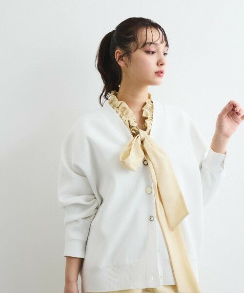 QUEENS COURT / クイーンズコート シャツ・ブラウス | フィブリルサテンリボンタイブラウス≪手洗い可能≫ | 詳細9
