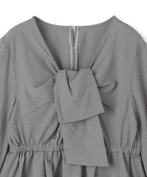 QUEENS COURT / クイーンズコート シャツ・ブラウス | サッカーリボンディティールブラウス≪セットアップ対応/手洗い可能≫ | 詳細12