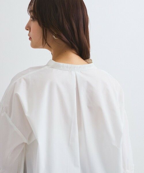 QUEENS COURT / クイーンズコート シャツ・ブラウス | レース切替スキッパーシャツ≪洗濯機で洗える≫ | 詳細7