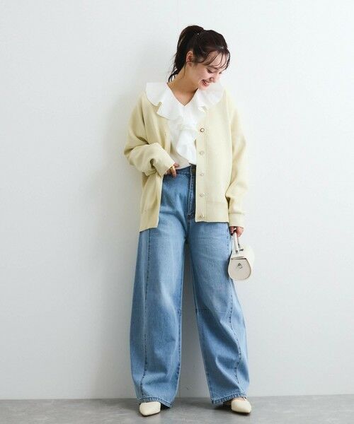 QUEENS COURT / クイーンズコート シャツ・ブラウス | ラッフルフリルブラウス≪手洗い可能≫ | 詳細9