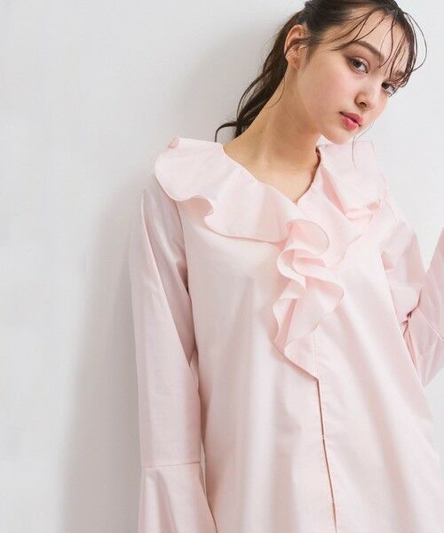 QUEENS COURT / クイーンズコート シャツ・ブラウス | ラッフルフリルブラウス≪手洗い可能≫ | 詳細13