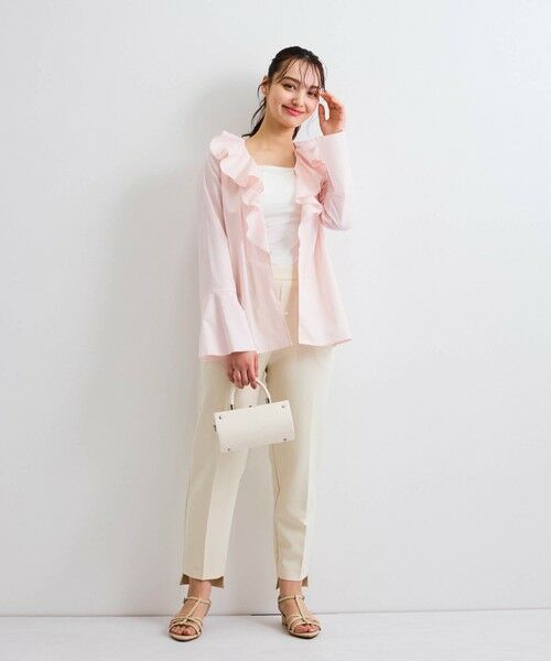 QUEENS COURT / クイーンズコート シャツ・ブラウス | ラッフルフリルブラウス≪手洗い可能≫ | 詳細17