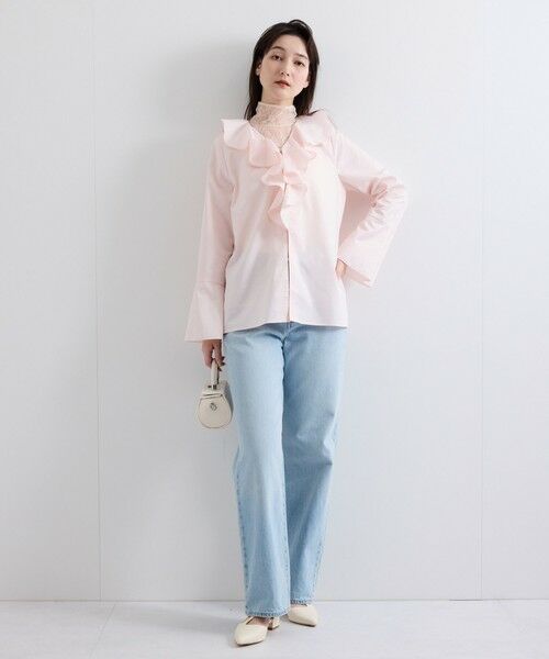 QUEENS COURT / クイーンズコート シャツ・ブラウス | ラッフルフリルブラウス≪手洗い可能≫ | 詳細19