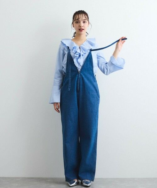 QUEENS COURT / クイーンズコート シャツ・ブラウス | ラッフルフリルブラウス≪手洗い可能≫ | 詳細28