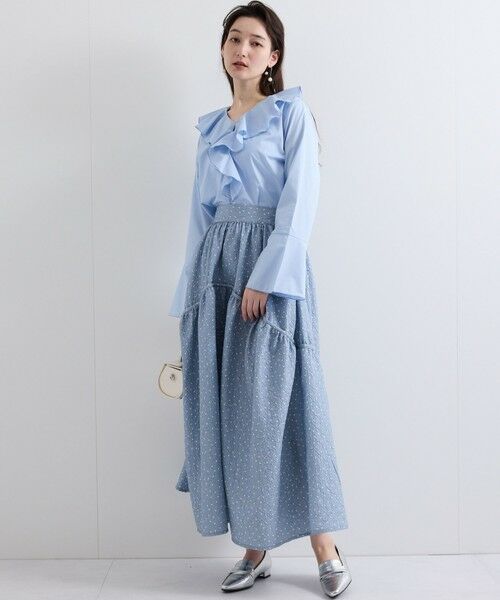 QUEENS COURT / クイーンズコート シャツ・ブラウス | ラッフルフリルブラウス≪手洗い可能≫ | 詳細29