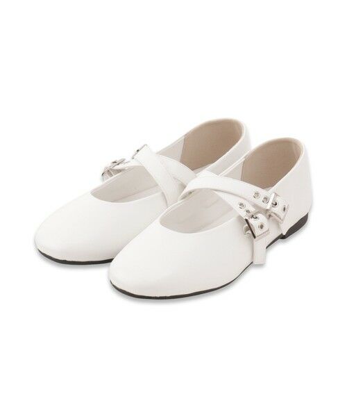 QUEENS COURT / クイーンズコート フラットシューズ | メタリックバングルパンプス | 詳細6