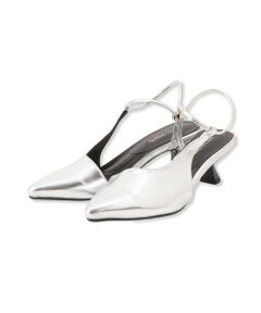 QUEENS COURT / クイーンズコート フラットシューズ | バックバンドヒールミュール