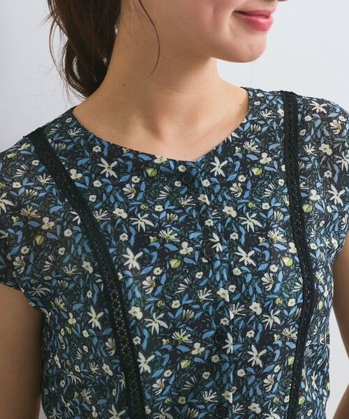 QUEENS COURT / クイーンズコート ロング・マキシ丈ワンピース | ローンフラワーレースワンピース≪手洗い可能≫ | 詳細6