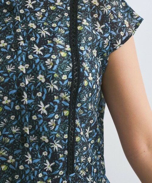 QUEENS COURT / クイーンズコート ロング・マキシ丈ワンピース | ローンフラワーレースワンピース≪手洗い可能≫ | 詳細8