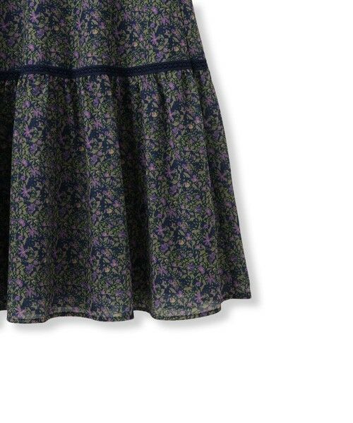 QUEENS COURT / クイーンズコート ロング・マキシ丈ワンピース | ローンフラワーレースワンピース≪手洗い可能≫ | 詳細19