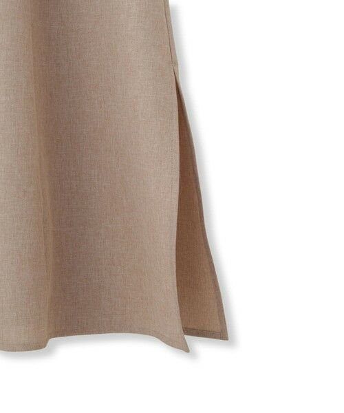 QUEENS COURT / クイーンズコート ロング・マキシ丈ワンピース | リネンライクシャンブレージレワンピース≪手洗い可能≫ | 詳細15