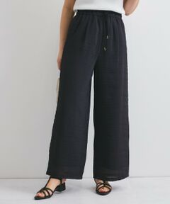 QUEENS COURT / クイーンズコート その他パンツ | 【日本製】シャーリングイージーパンツ≪セットアップ対応/手洗い可能≫