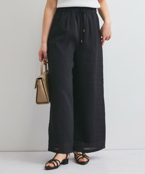 QUEENS COURT / クイーンズコート その他パンツ | 【日本製】シャーリングイージーパンツ≪セットアップ対応/手洗い可能≫ | 詳細12