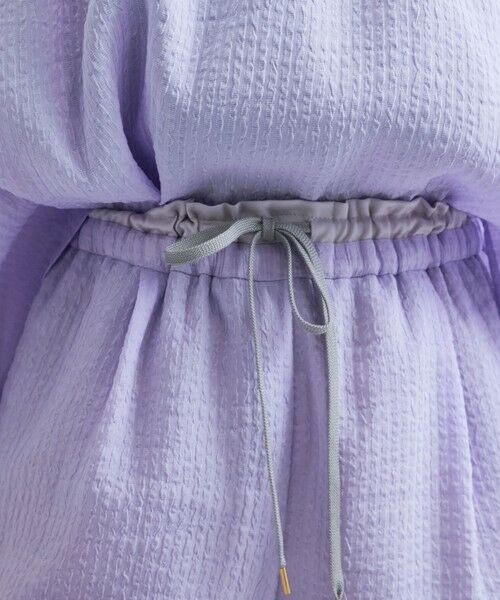 QUEENS COURT / クイーンズコート その他パンツ | 【日本製】シャーリングイージーパンツ≪セットアップ対応/手洗い可能≫ | 詳細16