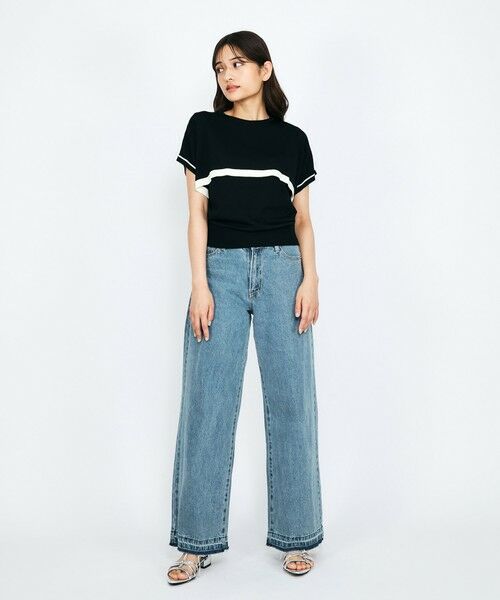 QUEENS COURT / クイーンズコート その他パンツ | 紐ベルト付デニムワイドパンツ≪手洗い可能≫ | 詳細24