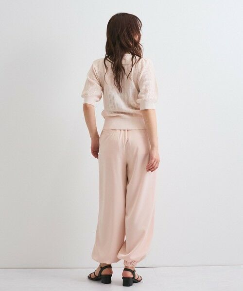 QUEENS COURT / クイーンズコート その他パンツ | サテンイージージョガーパンツ≪洗濯機で洗える≫ | 詳細11