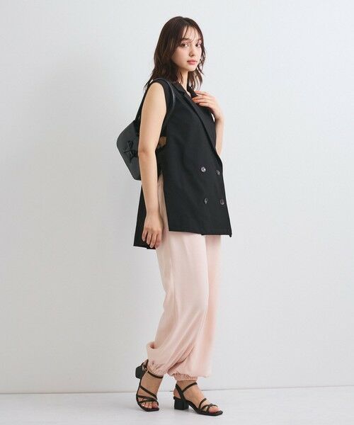 QUEENS COURT / クイーンズコート その他パンツ | サテンイージージョガーパンツ≪洗濯機で洗える≫ | 詳細9