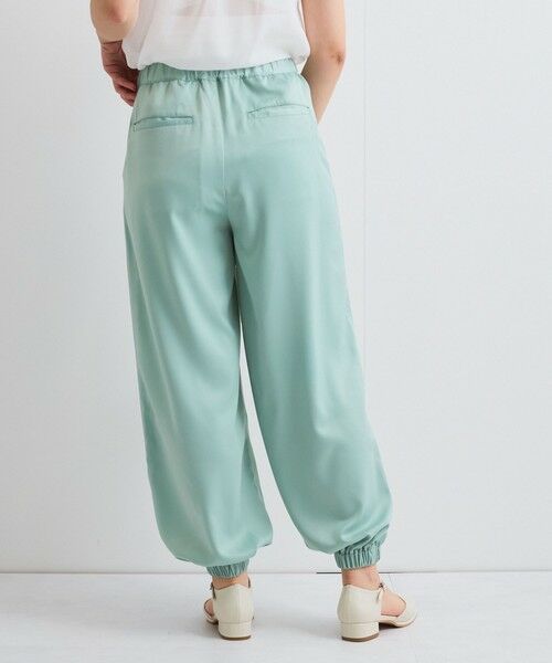 QUEENS COURT / クイーンズコート その他パンツ | サテンイージージョガーパンツ≪洗濯機で洗える≫ | 詳細15