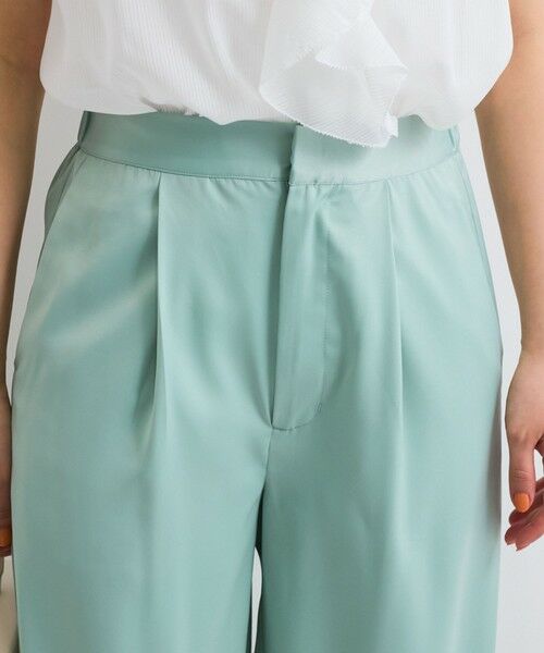 QUEENS COURT / クイーンズコート その他パンツ | サテンイージージョガーパンツ≪洗濯機で洗える≫ | 詳細18