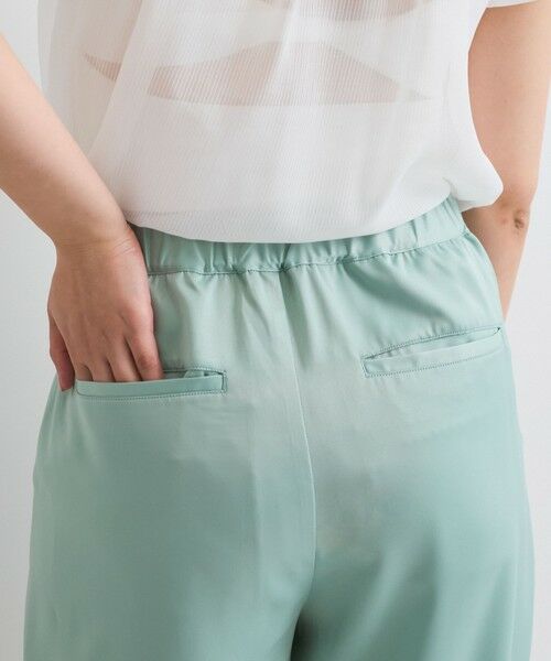 QUEENS COURT / クイーンズコート その他パンツ | サテンイージージョガーパンツ≪洗濯機で洗える≫ | 詳細20