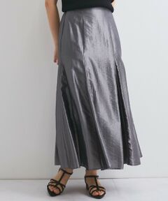 QUEENS COURT / クイーンズコート ミニ・ひざ丈スカート | シャイニートリコットスカート≪手洗い可能≫