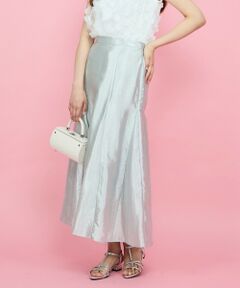 QUEENS COURT / クイーンズコート ミニ・ひざ丈スカート | シャイニートリコットスカート≪手洗い可能≫