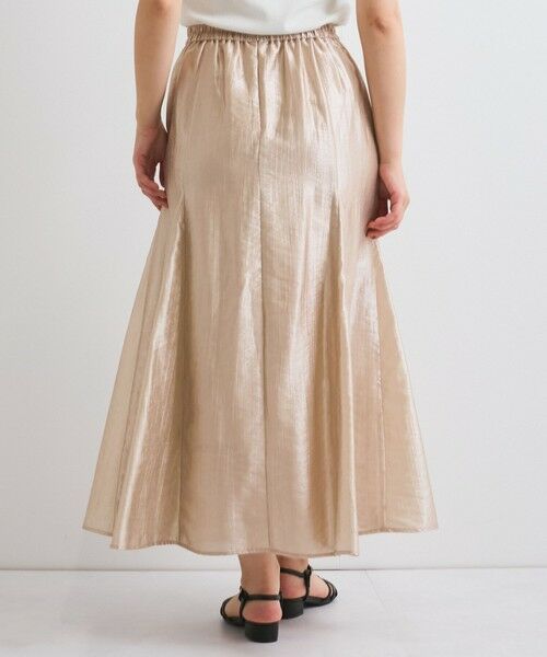 QUEENS COURT / クイーンズコート ミニ・ひざ丈スカート | シャイニートリコットスカート≪手洗い可能≫ | 詳細2