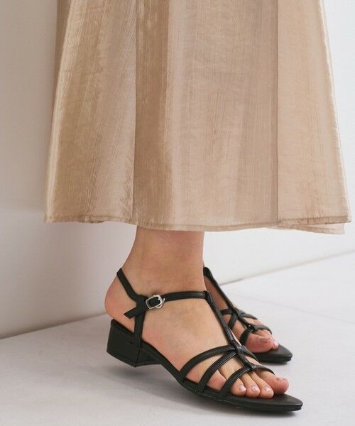 QUEENS COURT / クイーンズコート ミニ・ひざ丈スカート | シャイニートリコットスカート≪手洗い可能≫ | 詳細3