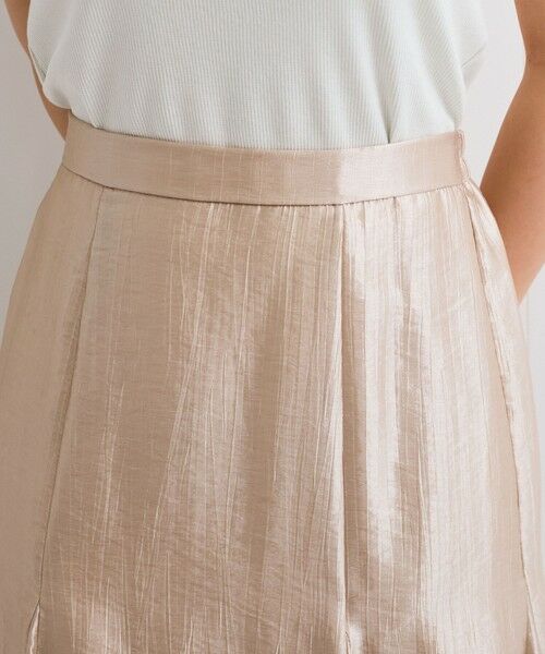 QUEENS COURT / クイーンズコート ミニ・ひざ丈スカート | シャイニートリコットスカート≪手洗い可能≫ | 詳細4