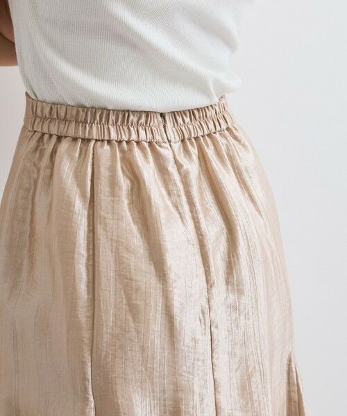 QUEENS COURT / クイーンズコート ミニ・ひざ丈スカート | シャイニートリコットスカート≪手洗い可能≫ | 詳細5