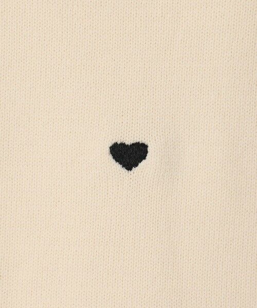 QUEENS COURT / クイーンズコート ニット・セーター | ハート柄ボリュームスリーブニットプルオーバー≪手洗い可能≫ | 詳細6
