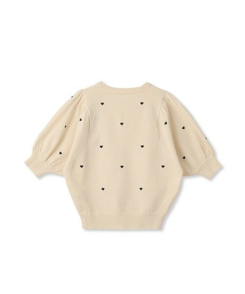 QUEENS COURT / クイーンズコート ニット・セーター | ハート柄ボリュームスリーブニットプルオーバー≪手洗い可能≫ | 詳細7